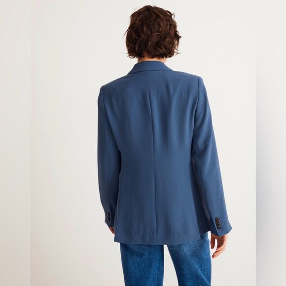 NEW Madewell Rosedale Blazer Nighttime Blue Size 2 - Picture 4 of 13